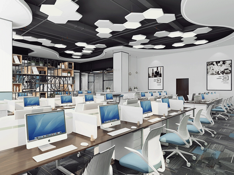 信康科技公司辦公室裝修設計案例