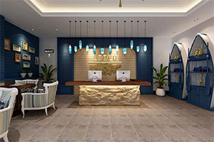 藝術培訓中心大廳裝修設計案例