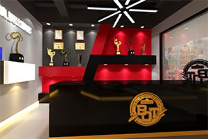 街舞培訓機構(gòu)裝修設(shè)計全景