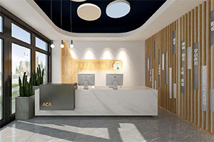 簡約培訓學校裝修設(shè)計全景圖