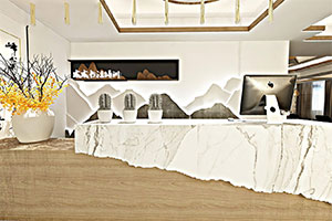 新中式書法培訓機構裝修設計全景